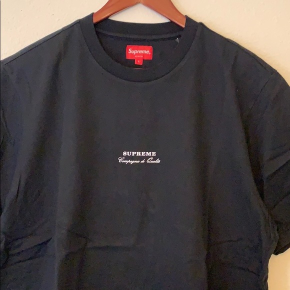 Authentic Supreme Black Qualite Tee - Picture 2 of 6